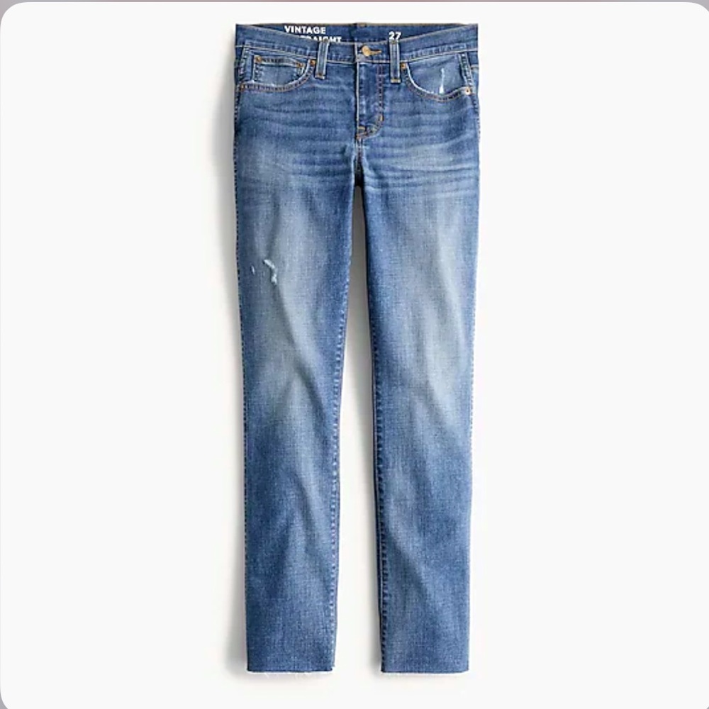 J. Crew 9" mid-rise vintage slim-straight jean *NWT* - Picture 2 of 3